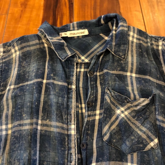 Plaid button down - Picture 2 of 3